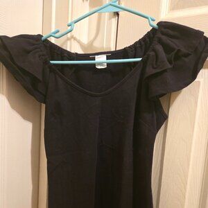 Lolita top, black XS, Vixen by Micheline Pitt, EUC
